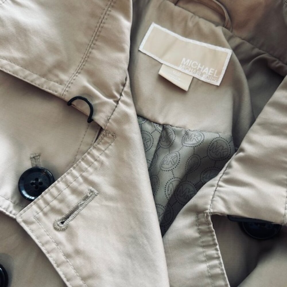 Michael Kors Beige Pea Coat - Picture 13 of 13